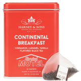 Harney & Sons Continental Breakfast, 20 sachets | Schitt's Creek Rosebud Motel Black Tea with Cinnamon, Caramel and Vanilla Flavors