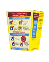A Taste of Thai Red Curry Noodles |Heat & Eat Instant Noodle | Flavored with Authentic Thai Sauce - Non-GMO, Gluten Free, Trans Fat Free- Perfect Side