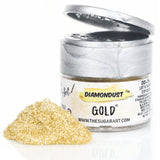 Gold Edible Glitter for Drinks, Cocktails, Cake Decorating, Strawberries, Chocolates & More | No Taste | 4g | 100% Food-Safe | Kosher, Vegan, Gluten