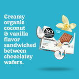 So Delicious Dairy Free Coconut Milk Frozen Dessert Sandwich, Vanilla Bean, Vegan, Non-GMO Project Verified, 8 Pack