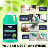 Multi Purpose Cleaner Pet Odor eliminator 64oz - Concentrate MAKES 32 GALLON - MADE IN USA- pH Neutral - Strong Floor Cleaner Odor eliminator - Stain