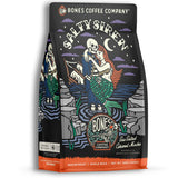 Bones Coffee Company Decaf Salty Siren, Sea Salted Caramel Chocolate Decaffeinated Flavored Coffee, Medium Roast Low Acid Arabica Beans For Auto drip