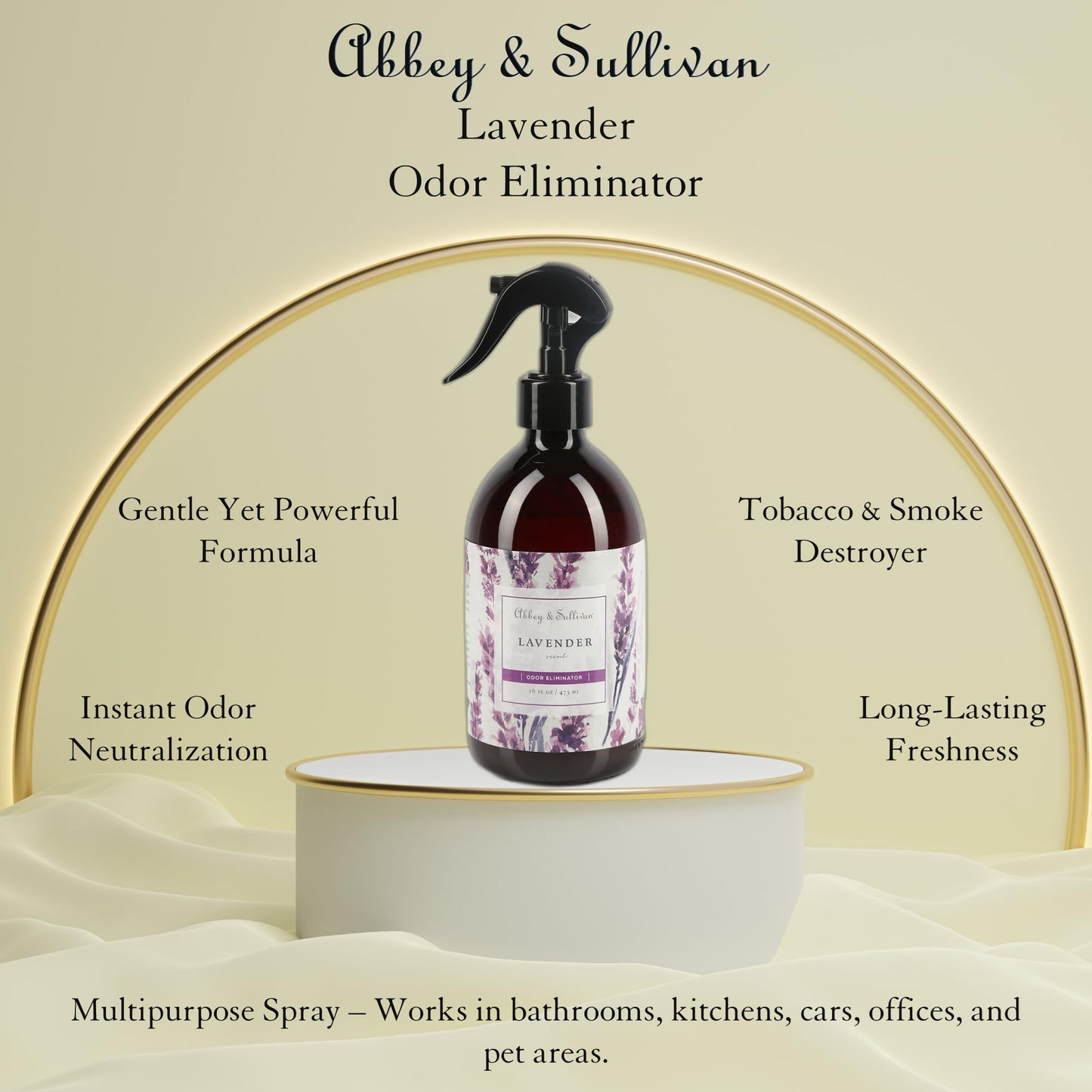 Abbey & Sullivan Odor Eliminator, Lavender, 16 oz