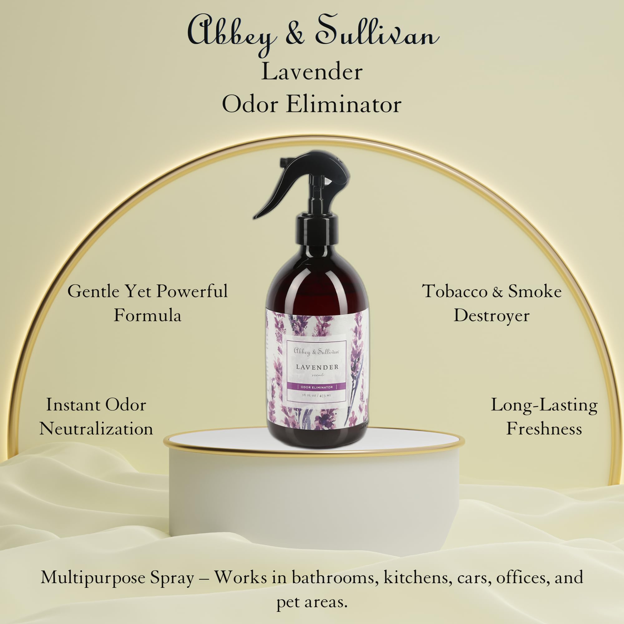 Abbey & Sullivan Odor Eliminator, Lavender, 16 oz