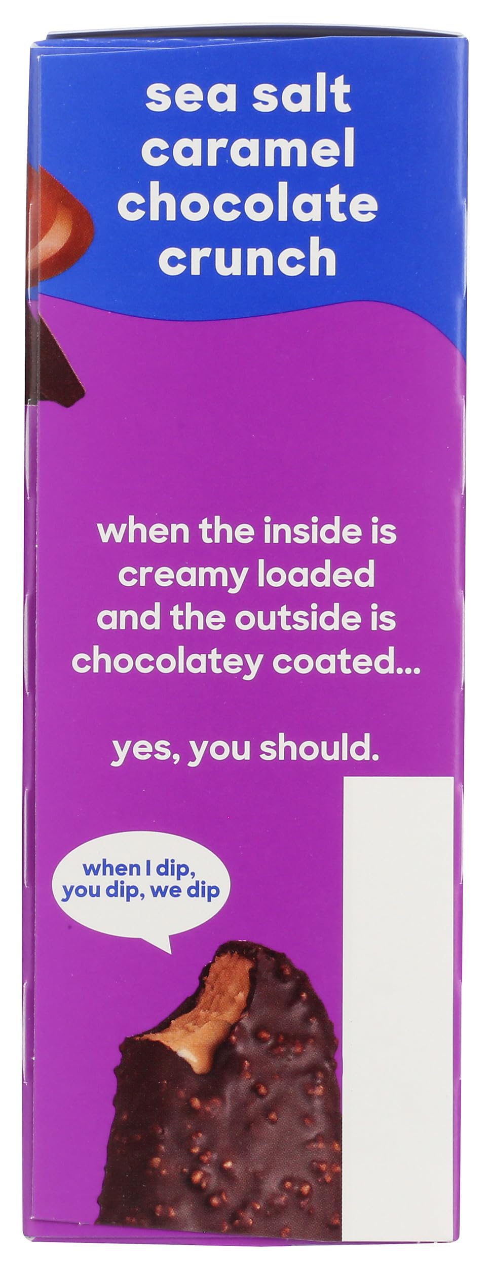 Yasso Sea Salt Caramel Chocolate Crunch Frozen Yogurt Bars, 10.6 FZ