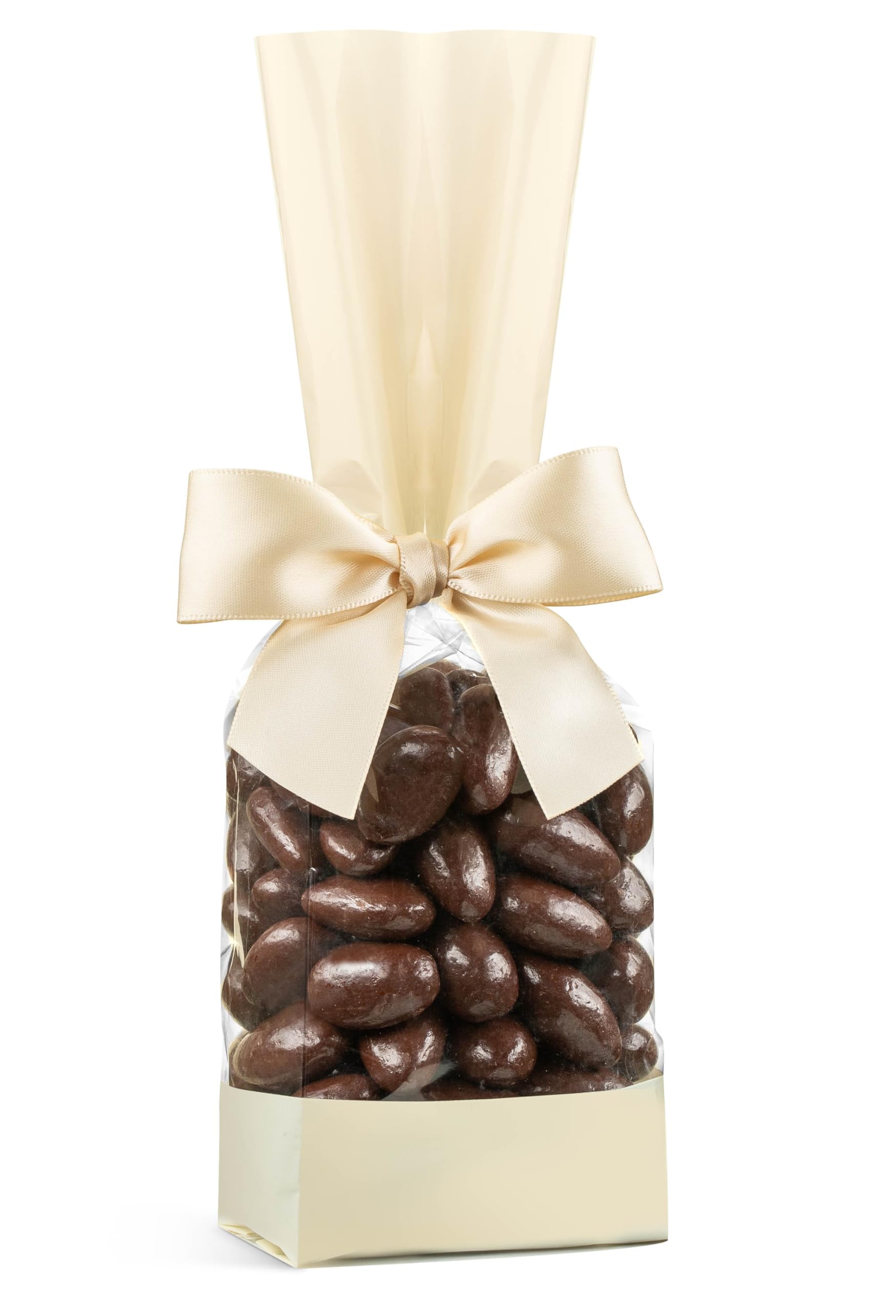 Father’s Day Candy Gift Set - Assorted Chocolate Covered Almonds, Soft Caramels & Jelly Nougats - Luxury Kosher Dairy Free Candy Basket Alternative