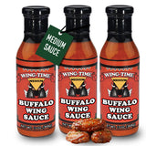 Wing-Time Traditional Buffalo Wing Sauce Medium (Pack of 3)