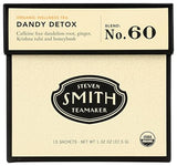 Smith Teamaker | Dandy Detox - Dandelion Root, Spicy Krishna Tulsi, Ginger & Honeybush | Caffeine-Free, Herbal, Certified Organic, Vibrant Wellness