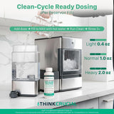 Think Crucial Up to 15 cleans SUPER Concentrate for GE Profile Opal® Ice Maker Descaler - 6 oz - Clean Mode Ready - Unscented, Hot-Water Mix
