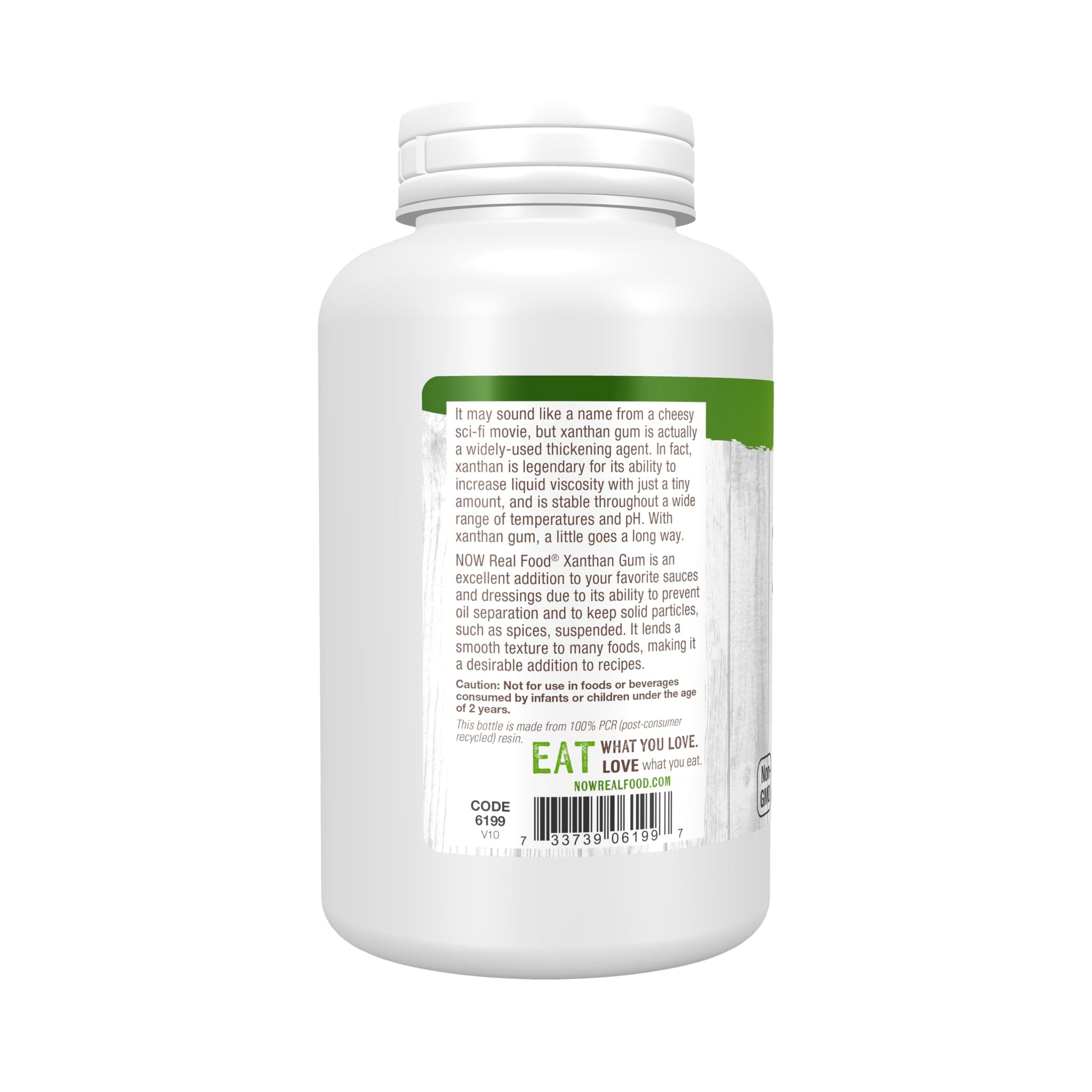 NOW Foods, Xanthan Gum Pure Powder, Kosher and Gluten-Free Natural Thickener, 6-Ounce