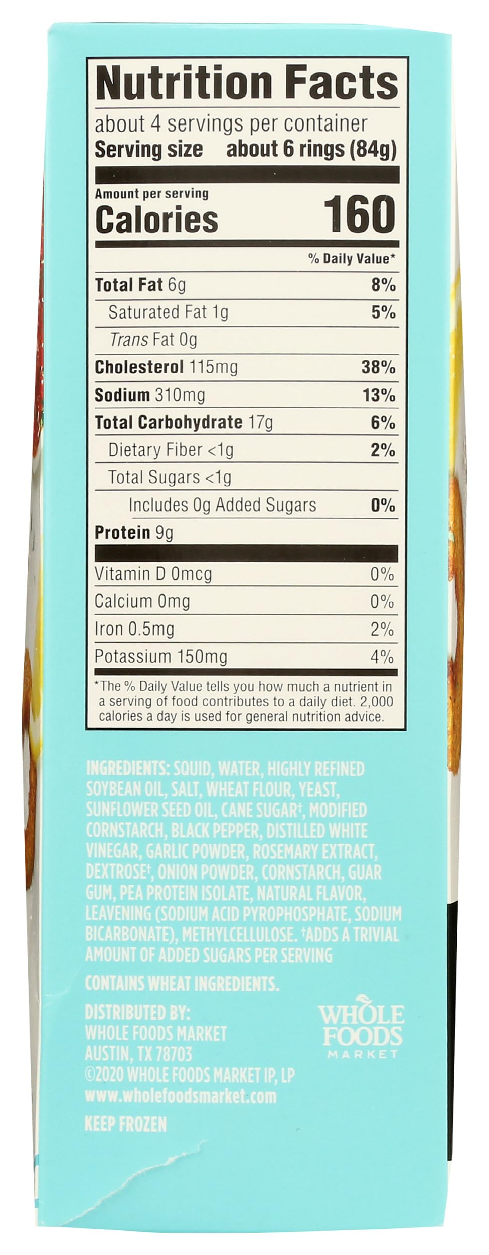 365 by Whole Foods Market, Breaded Calamari, 12 oz
