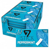 UNIQBITE Peppermint Sugar Free Chewing Gum, Natural Mint Gum Bulk, Sugarless Chicles for Fresh Breath, Aspartame Free, 24 Packs x 7 Pieces, 168 Count