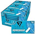 UNIQBITE Peppermint Sugar Free Chewing Gum, Natural Mint Gum Bulk, Sugarless Chicles for Fresh Breath, Aspartame Free, 24 Packs x 7 Pieces, 168 Count