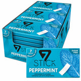 UNIQBITE Peppermint Sugar Free Chewing Gum, Natural Mint Gum Bulk, Sugarless Chicles for Fresh Breath, Aspartame Free, 24 Packs x 7 Pieces, 168 Count