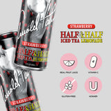 AriZona Arnold Palmer Strawberry - Half and Half, Big Can, 22 Fl Oz (Pack of 12)