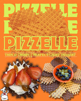 Little Pepi's Anise Pizzelles - Traditional Italian Waffle Cookies, Light & Crispy, Made with Farm Fresh Eggs, Authentic Italian Pizzelle Cookies