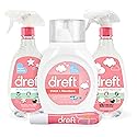 Baby Gifts Set by Dreft, Baby and Mom Gift Set with Liquid Laundry Detergent, Laundry Stain Remover, Stain Remover Pen & All Purpose Cleaner Spray