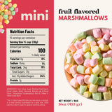 1 lb Bag Clown Fruit Flavored Mini Marshmallows - Gluten Free, Allergy Friendly, Great for Baking, Cocoa, Rice Crispy Treats