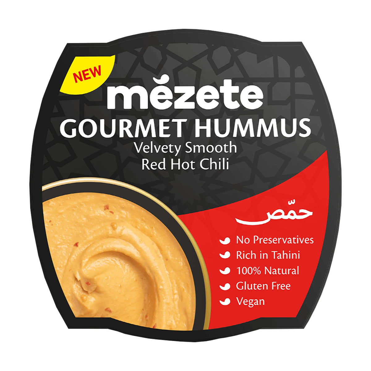 Mezete Red Hot Chilli Hummus, 215 GR