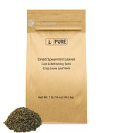 Dried Spearmint Leaves Fresh Flavor, Loose Leaf Tea Additive, Cool & Refreshing, Add to Tea (16 Ounce)