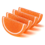 NY Spice Shop Orange Fruit Slices Candy - 8 Ounce Citrus Flavor Chewy Jelly Fruit Slices Candy - Old Fashioned Sliced Orange Fruits Gummies - Gummies