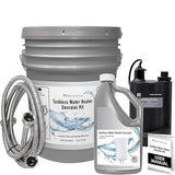 Allied Science Tankless Water Heater Flush Kit with Quart Liquid Descaling Solution and 1/6HP Extra Strength Pump