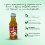 Chef K, Inc. | Ginger Punch with Fresh Turmeric - 16 oz | ImmuneBoosting Ginger Drink