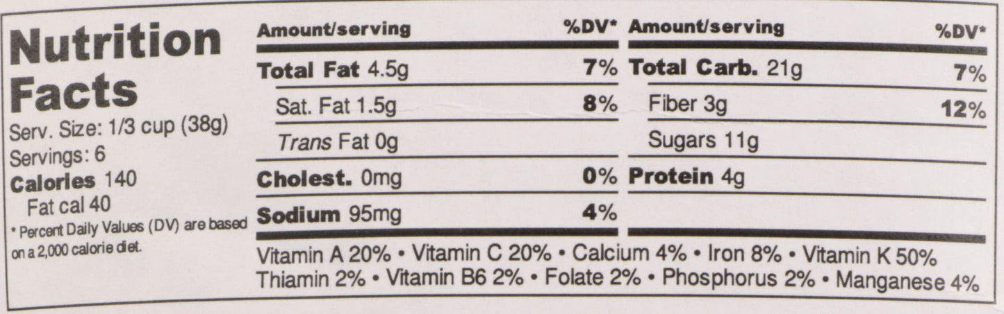 Victory Dance Foods Juiced Kale Matcha Garden Granola, 8 OZ