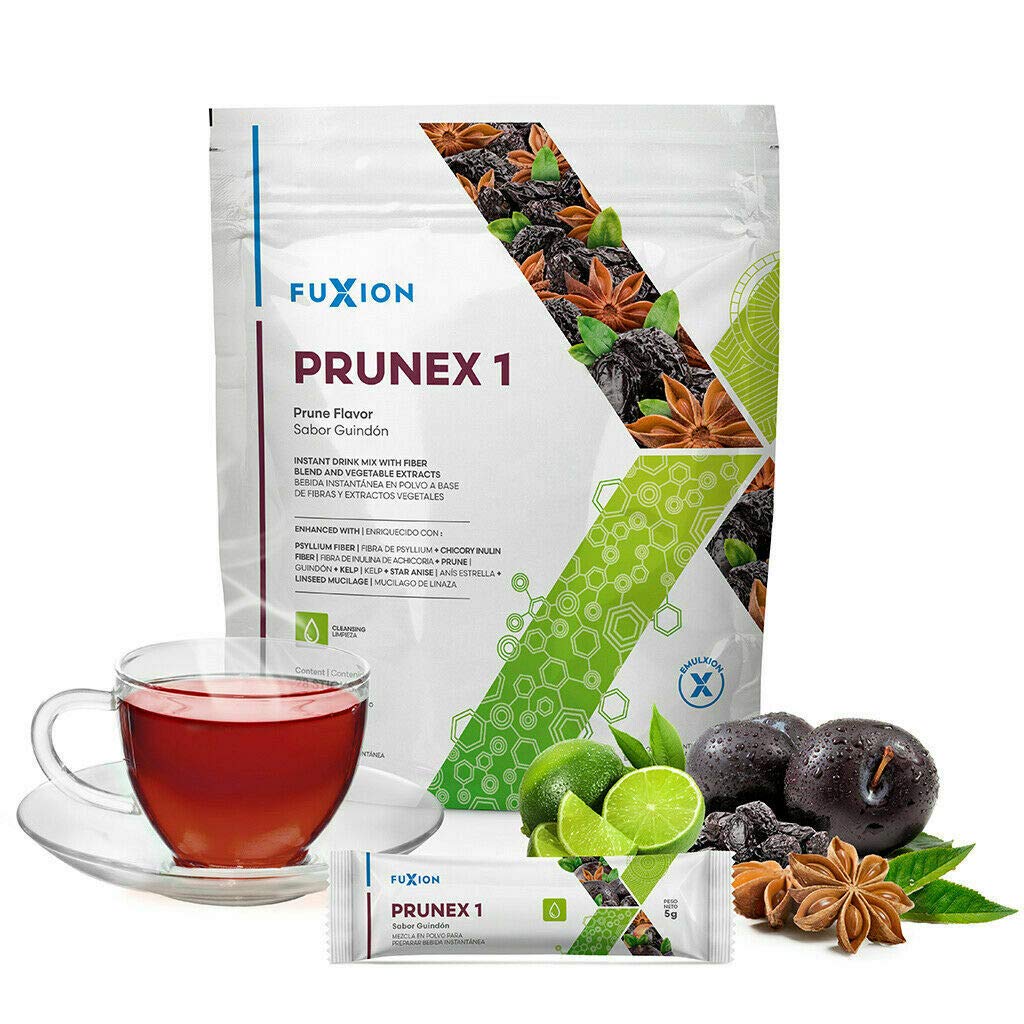 FuXion | Prunex 1 Detox Tea | Colon Cleanse Tea | Bloating Relief and Weight Loss | Helps Promote Digestive Flow | Promotes a Feeling of Lightness |