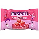 Brach’s Jube Jel Cherry Hearts, Valentine's Day Candy, Classic Cherry Flavored Heart Candy for Valentine's Day, Heart Shaped Red Gummy Candy, 12 oz