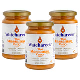 Watcharee's Thai Curry Simmer Sauces - Massaman Curry | Authentic Thai Recipe, Vegan, Non-GMO, Gluten-Free - 3 Pack (9.8 fl oz Each)
