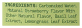 Aura Bora Herbal Sparkling Water Basil Berry, 12 Ounce
