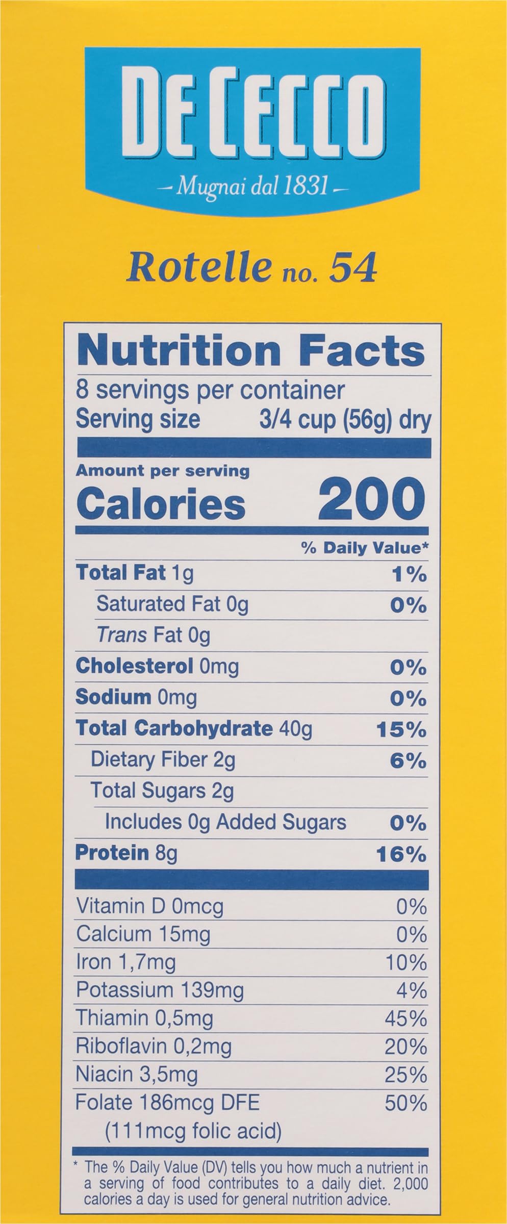 De Cecco Pasta, Zita Cut No.118, 1 Pound (Pack of 12) - Made in Italy, High in Protein & Iron, Bronze die