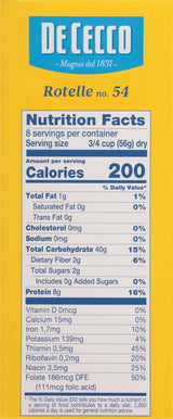 De Cecco Pasta, Zita Cut No.118, 1 Pound (Pack of 12) - Made in Italy, High in Protein & Iron, Bronze die
