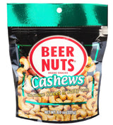 Beer Nuts Cashews, Travel Packs, Crunchy Party Pretzels, Cheese Sticks, Sesame Sticks, Roasted Corn Nuts, & Original Roasted Sweet Glazed Salted