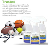 Clear Gear Disinfectant Cleaner, and Deodorizer For Sports Equipment, Gyms, and Fitness Centers - EPA-Registered, Hospital Grade, Made in USA - 1-Pack