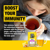 Tiesta Tea - Lemon Ginger Turmeric, Loose Leaf, Lemon Ginger Herbal Tea, Premium Blend, Non Caffeinated Herbal, Make Hot or Iced Brews Up to 25 Cups