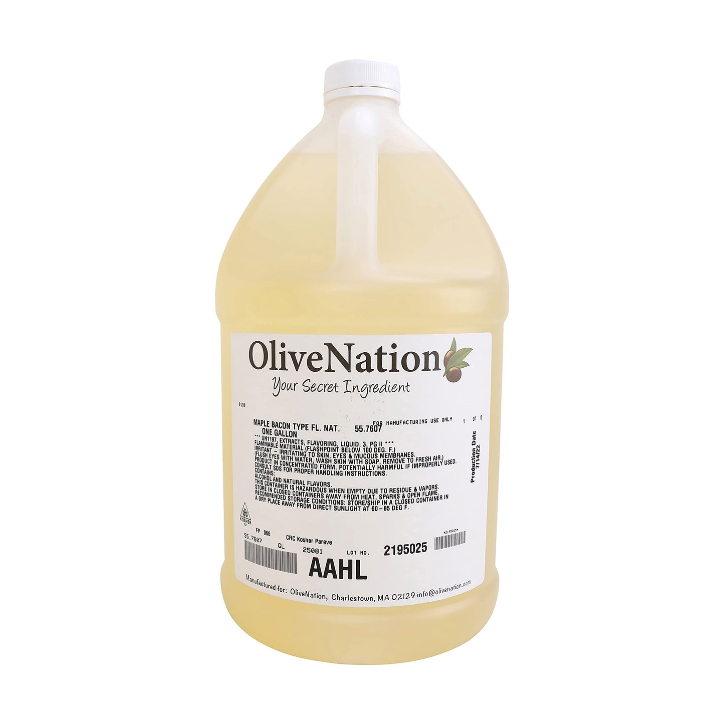 OliveNation Maple Bacon Extract from Natural Flavors, Water Soluble Liquid Flavoring, Vegan-Friendly Meaty Taste, Non-GMO, Gluten Free, Kosher, Vegan