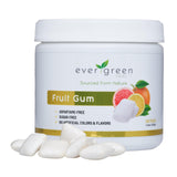 Evergreen Sweets Chewing gum -100 Pieces Jar - Natural Fruit Gum Made with Xylitol and Stevia - Sugar-Free, Aspartame Free and Vegan 3 Pack