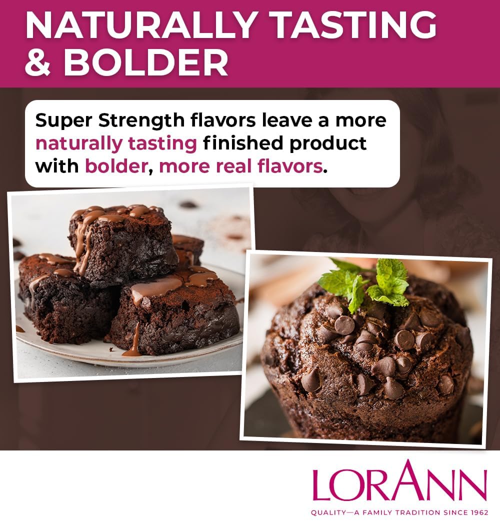 LorAnn Oils Super Strength Flavoring - Used For Candy Making, Flavoring, Baking, Hard Candy, & Flavor Oils - Bold, Natural Flavors 4X Stronger Than