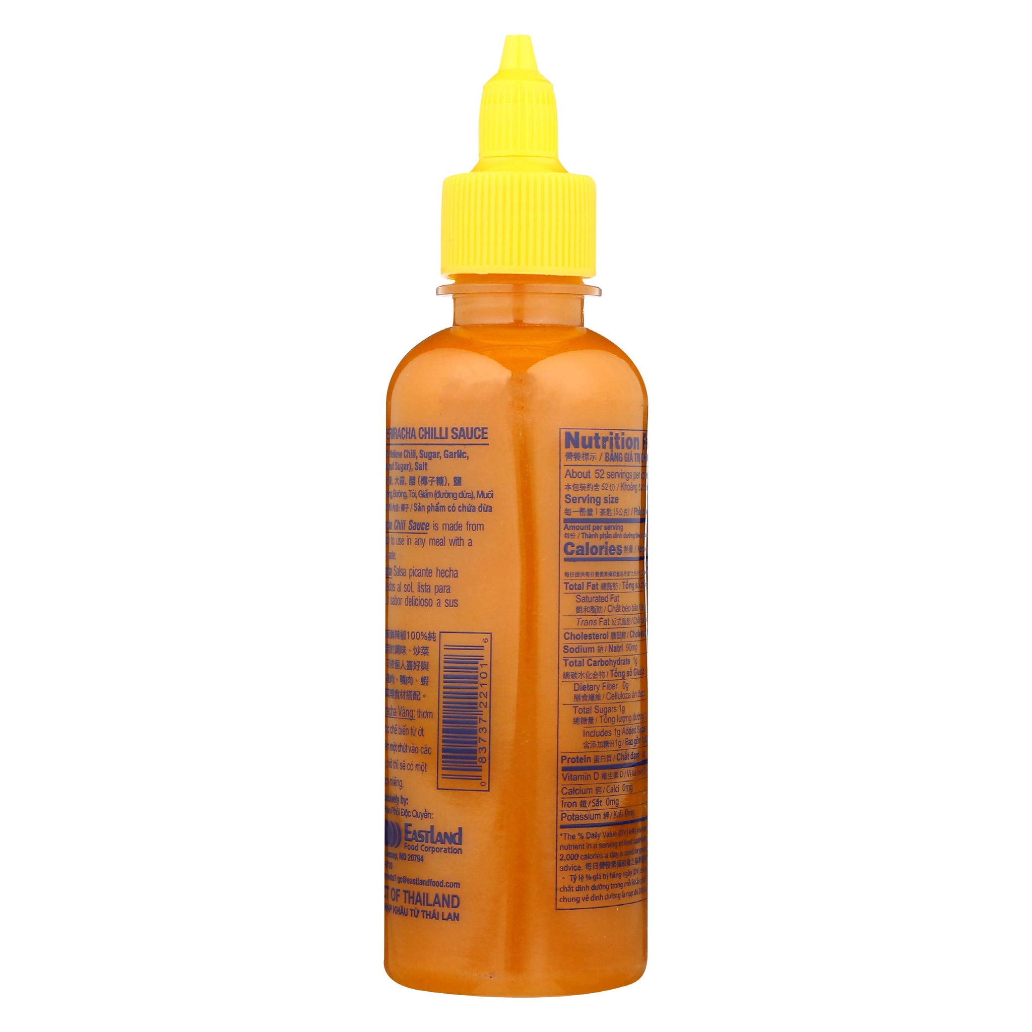 Three Mountains Brand Yellow Sriracha Chilli Sauce, 10 OZ