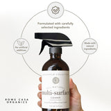 Rowe Casa Organics Multi-Purpose Cleaner Spray - Powerful, Effective, & Safe All Purpose Cleaner with Therapeutic Grade Essential Oils - 16 Fl. Oz