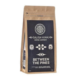 SALISH KINH Whole Bean Coffee | Between the Pines | 12 oz Bag | Medium Dark Roast | 60% Arabica & 40% Robusta | Specialty Grade | Single Origin |