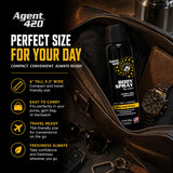 Agent 420 Cannabis & Cigarette Smoke Odor Body Spray for Men, 3.5 oz - Eliminates Odors at the Molecular Level (Rise and Grind)