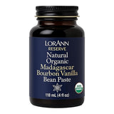 LorAnn Oils Reserve Natural Organic Madagascar Bourbon Vanilla Bean Paste - Pure and Organic Bean Extract for Baking, Madagascar Flavor, Bourbon