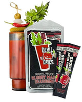 Devil Daves Bloody Mary Stick Packs, Original Medium (10 Pack) | Single Serve Bloody Mary Mix Packets, Dry Seasoning for Tomato Juice cocktails.