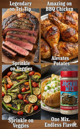 Jocko's Mix Santa Maria Style Seasoning - 15.3oz Bottle Of Tri-Tip, Steak, Pork, and Chicken Seasoning - Santa Maria Grill - Jocko's Mix for Meat