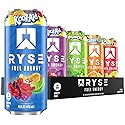RYSE Fuel Energy Drink - Variety Pack - Sugar Free, Gluten Free & Vegan - 200mg Natural Caffeine, Taurine & Choline for Focus & Energy - No Artificial
