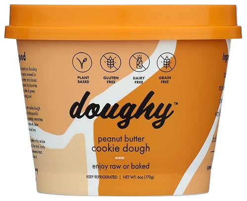Doughy, Cookie Dough Peanut Butter, 6 Ounce