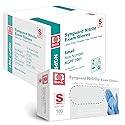 Medical Blue Nitrile Exam Gloves - Latex-Free & Powder-Free - NGPF7001 (Case of 1,000), Small